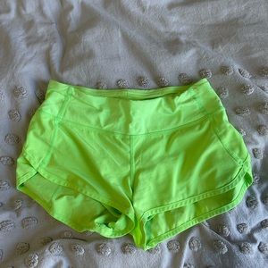 Lulu lemon running shorts